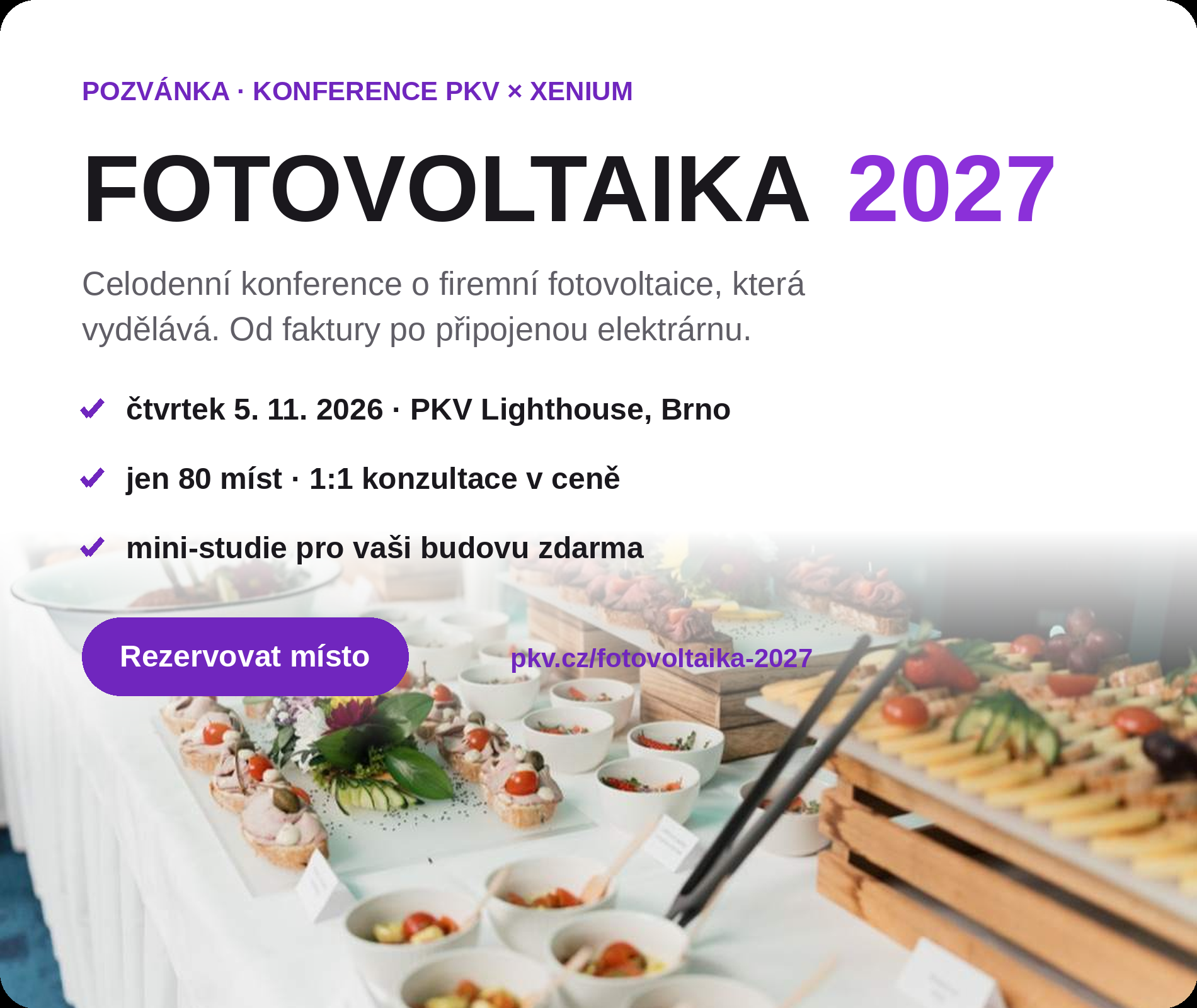 Fotografie k aktualitě: Konference Fotovoltaika 2027: firemní FVE, která vydělává